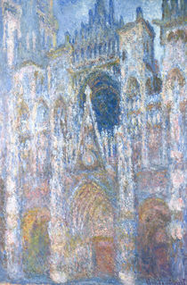 Rouen Cathedral, Blue Harmony von Claude Monet