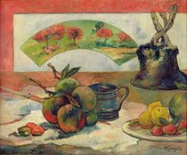 Still Life with a Fan, c.1889 by Paul Gauguin