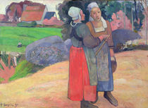 Breton Peasants, 1894 von Paul Gauguin