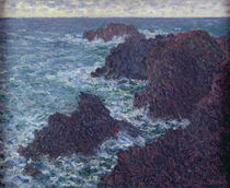 The Rocks at Belle-Ile, the Wild Coast von Claude Monet