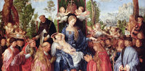 The Feast of the Rose Garlands von Albrecht Dürer