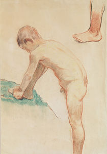 Study of a boy and a foot, 1888 von Paul Gauguin
