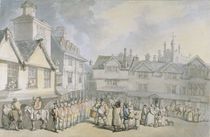 A Review in a Market Place von Thomas Rowlandson