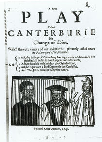 A New Play called Canterburie by English School