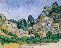 The Alpilles, 1889 von Vincent Van Gogh