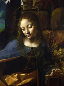 Detail of the Head of the Virgin von Leonardo Da Vinci
