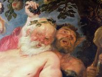 Drunken Silenus Supported by Satyrs von Peter Paul Rubens