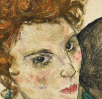 Seated Woman with Bent Knee von Egon Schiele