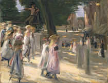 The Road to the school at Edam von Max Liebermann