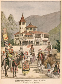 The Bosnian Pavilion at the Universal Exhibition of 1900 by French School