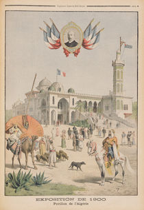 The Algerian Pavilion at the Universal Exhibition of 1900 by French School