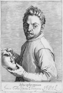 The Actor Jean Gabriel Swel von Agostino Carracci