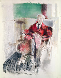 Portrait of George Moore c.1920 by Henry Tonks
