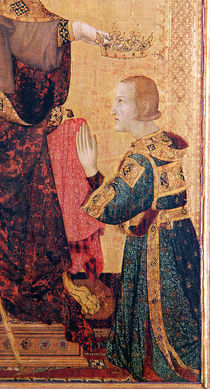 St. Louis of Toulouse crowning his brother by Simone Martini