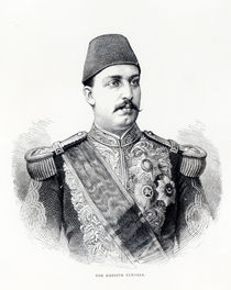 Portrait of The Khedive Tawfig by English School