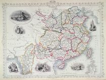 Map of China and Birmah, 1851 by John Rapkin