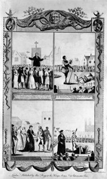 Mr Bourne preaching and the executions of Thomas Wyat von English School
