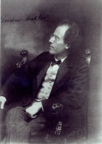 Portrait of Gustav Mahler, c.1907 von Austrian Photographer