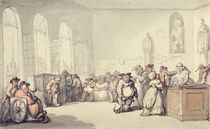 The Pump Room, from 'Scenes at Bath' by Thomas Rowlandson