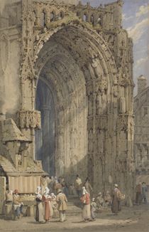 The Porch, Rheims Cathedral von Samuel Prout