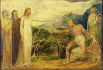 Christ giving sight to Bartimaeus by William Blake