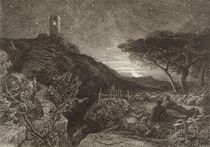 The Lonely Tower, 1879 by Samuel Palmer