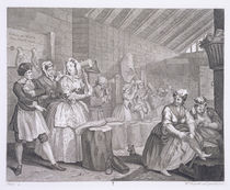 A Harlot's Progress, plate IV von William Hogarth