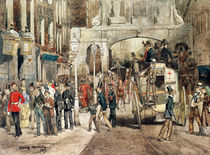 London Street, 1869 von Jean-Baptiste Edouard Detaille