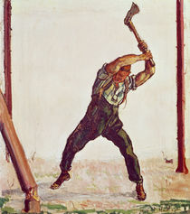 The Woodman, 1910 by Ferdinand Hodler