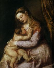 The Virgin and Child, c.1570-76 by Titian