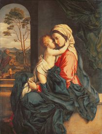The Virgin and Child Embracing c.1660-85 by Il Sassoferrato
