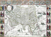 Asia noviter delineata, 1617 by Willem Blaeu