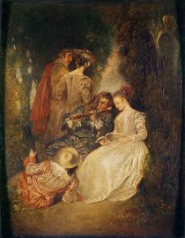 Perfect Harmony by Jean Antoine Watteau