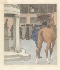 The Bayhorse, Tattersalls, 1921 von Robert Polhill Bevan