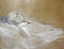 Prince Otto von Bismarck on his Death Bed von Franz Seraph von Lenbach