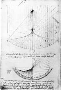Studies of concave mirrors of constant and parabolic curvatures von Leonardo Da Vinci