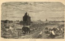 Environs of Delhi, 1857 by English School