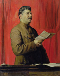 Portrait of Josif Stalin, 1933 von Isaak Israilevich Brodsky