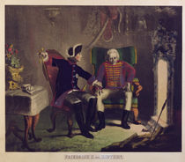 Frederick II and General von Ziethen by German School