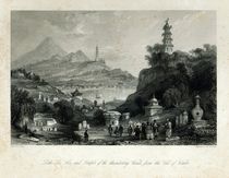 Lake See-Hoo and the Temple of the Thundering Winds von Thomas Allom