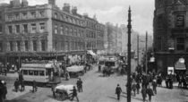 Market Street, Manchester, c.1910 by English Photographer