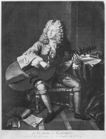Marin Marais, 1704 von Andre Bouys