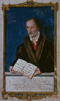 Portrait of Philipp Melanchthon by Lucas the Younger Cranach