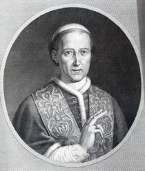 Pope Leo XII, engraved by Raffaele Persichini von Agostino Tofanelli
