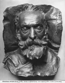 Death mask of Victor Hugo, 1885 von Aime Jules Dalou