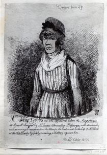 Mrs. Jane Gibbs as she appeared before the Magistrate by English School
