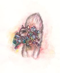 Squirrel Bouquet von Jessica May