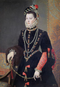 Elizabeth de Valois, c.1605 von Juan Pantoja de la Cruz
