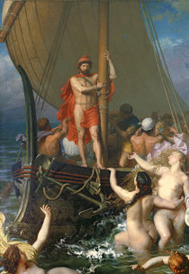 Ulysses and the Sirens von Leon-Auguste-Adolphe Belly