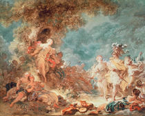 Rinaldo in the garden of the palace of Armida by Jean-Honore Fragonard